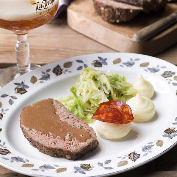 Gehaktbrood met chorizo en trappistenbier