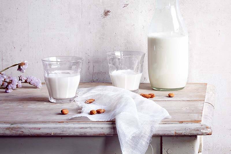 Boisson aux amandes fraîches