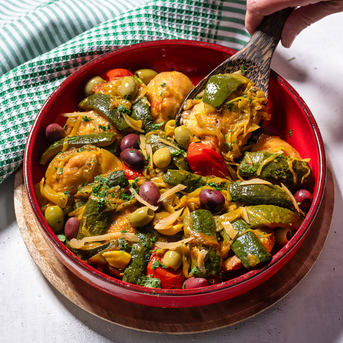 Zomerse tajine van kip