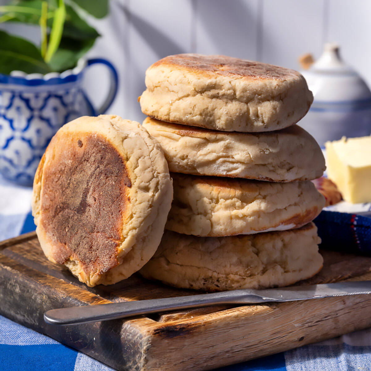Bolo lêvedo (muffins portugais)