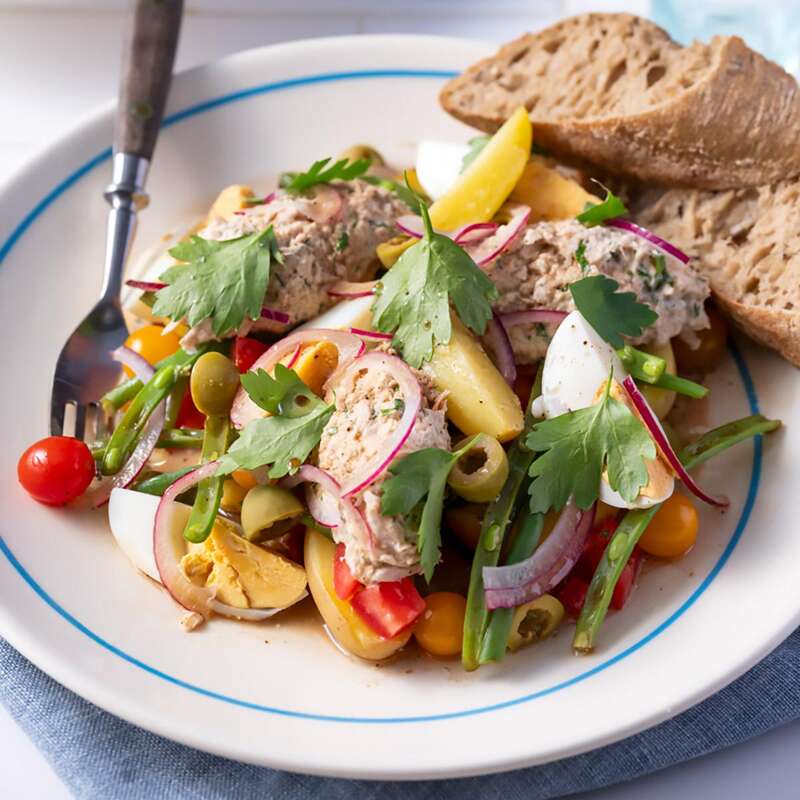 Salade Niçoise met tonijn