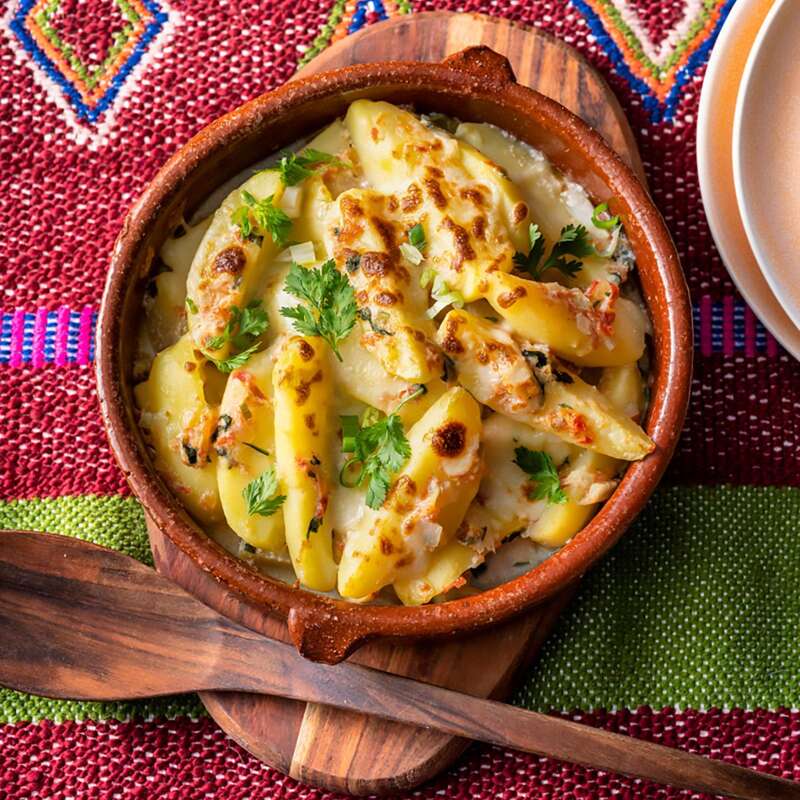 Chupe de papa (aardappelschotel)