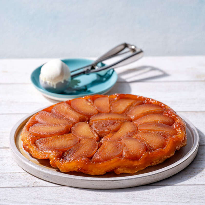 Tarte tatin et glace