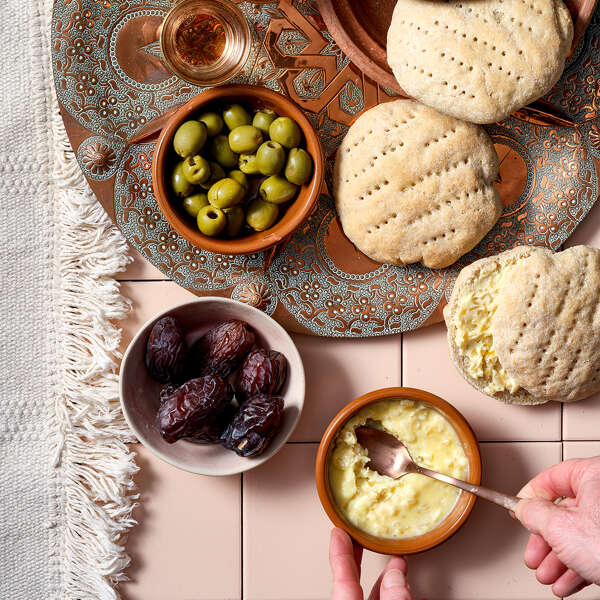 Khobz met citroenboter